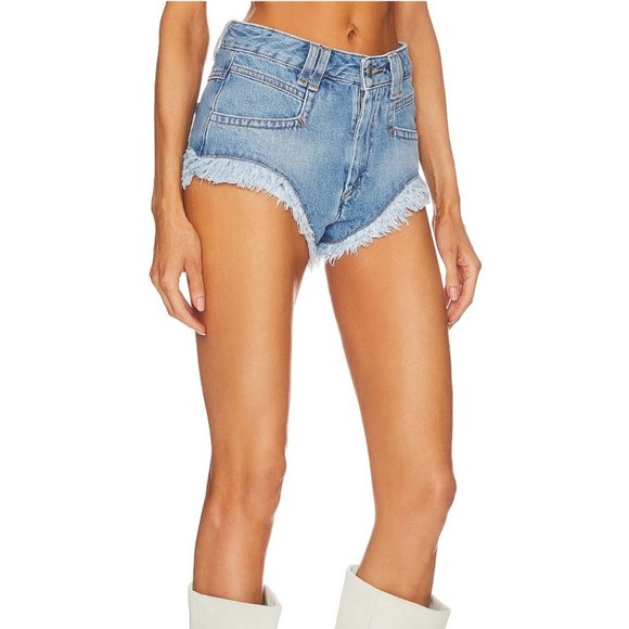 ISABEL MARANT ETOILE Indigo Eneidao Shorts - Picture 3 of 10